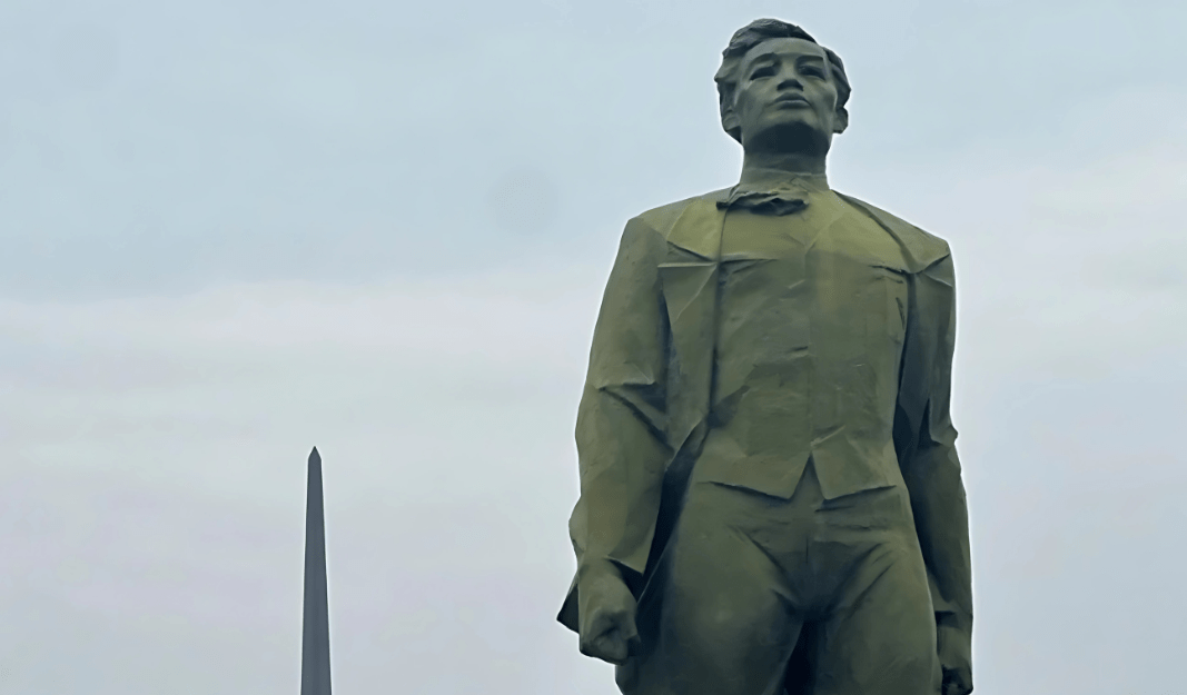 Statue of Feng Ru, the pioneering aviator, in the Wuyi region of China, symbolizing overseas Chinese innovation.